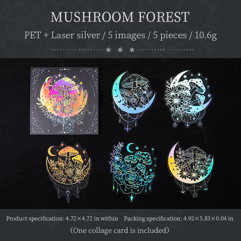 #02602 Laser Silver Series Sticker