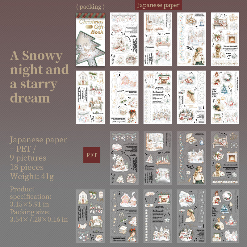 #02689 Christmas Series Sticker Book