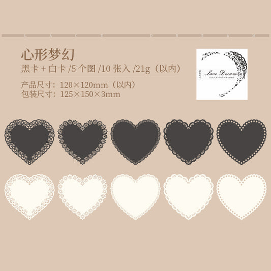 #02259 Lace Edge Series Material Paper