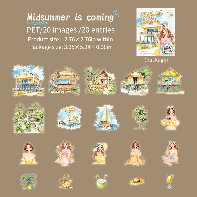 #02179 Ocean Side Series Sticker
