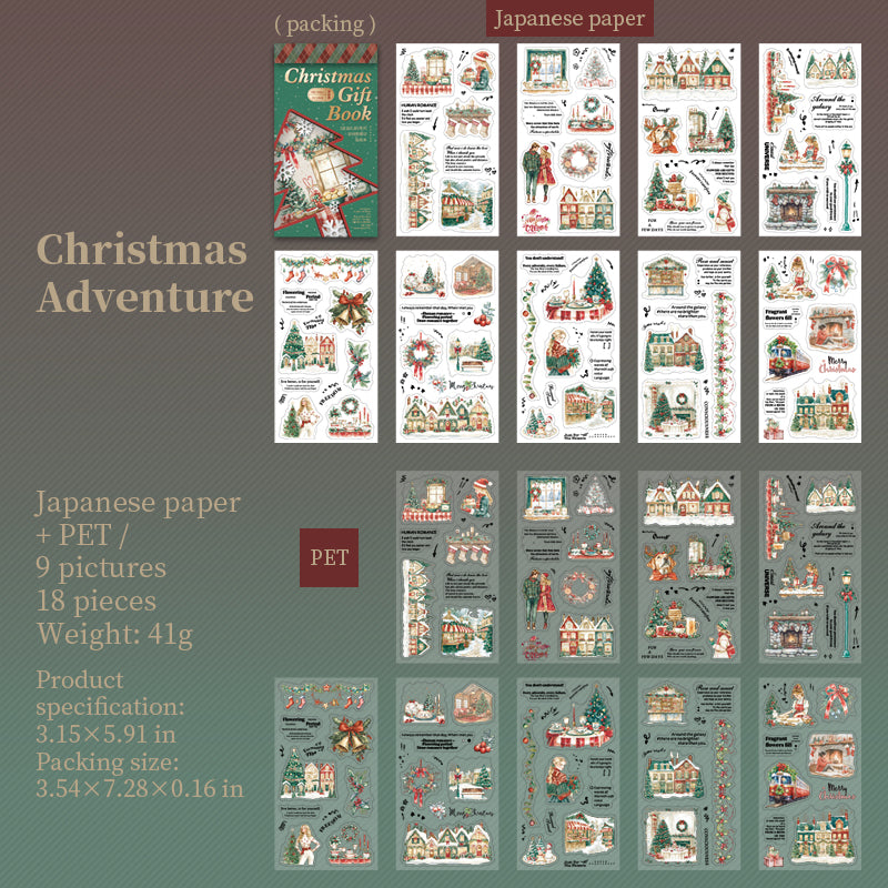 #02689 Christmas Series Sticker Book
