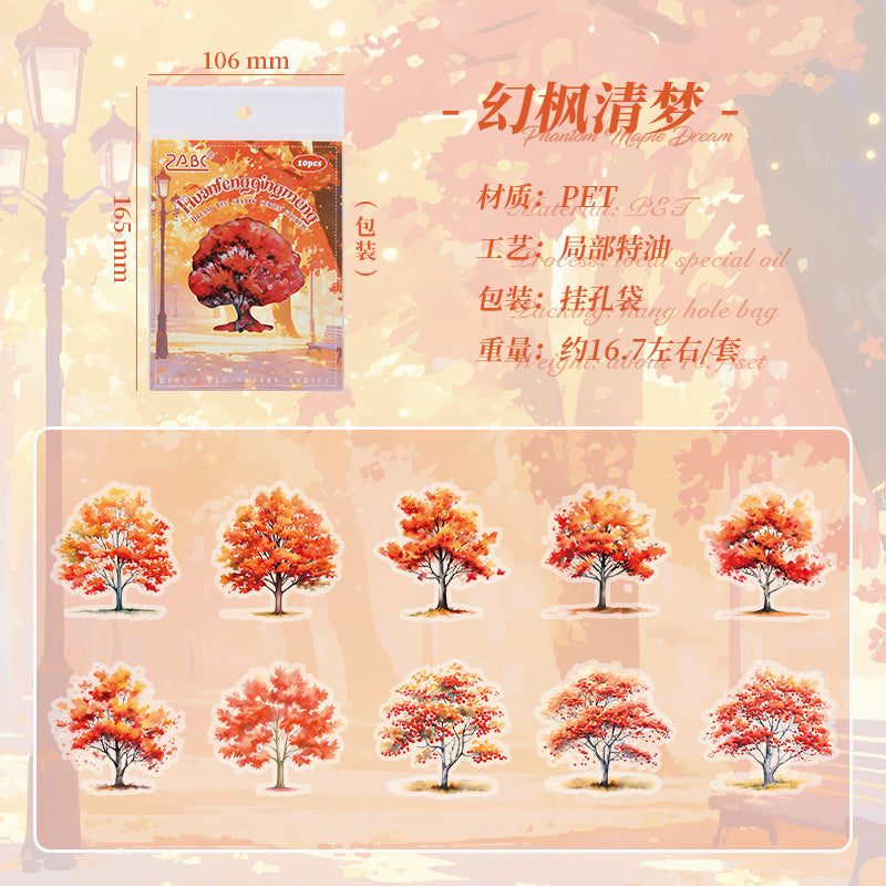 #02403 Colorful Tree Series Sticker