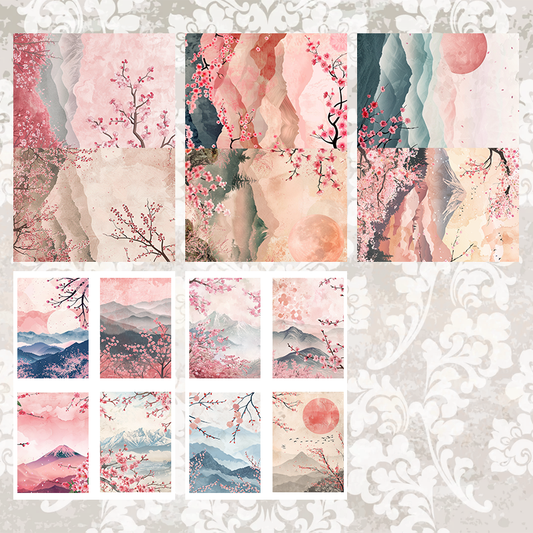 #5A96 POI Print A5 Cardstock Paper Set 10 Pcs