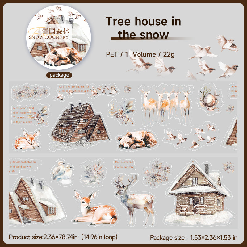 #03071 Snow Forest and Animal Series Tape