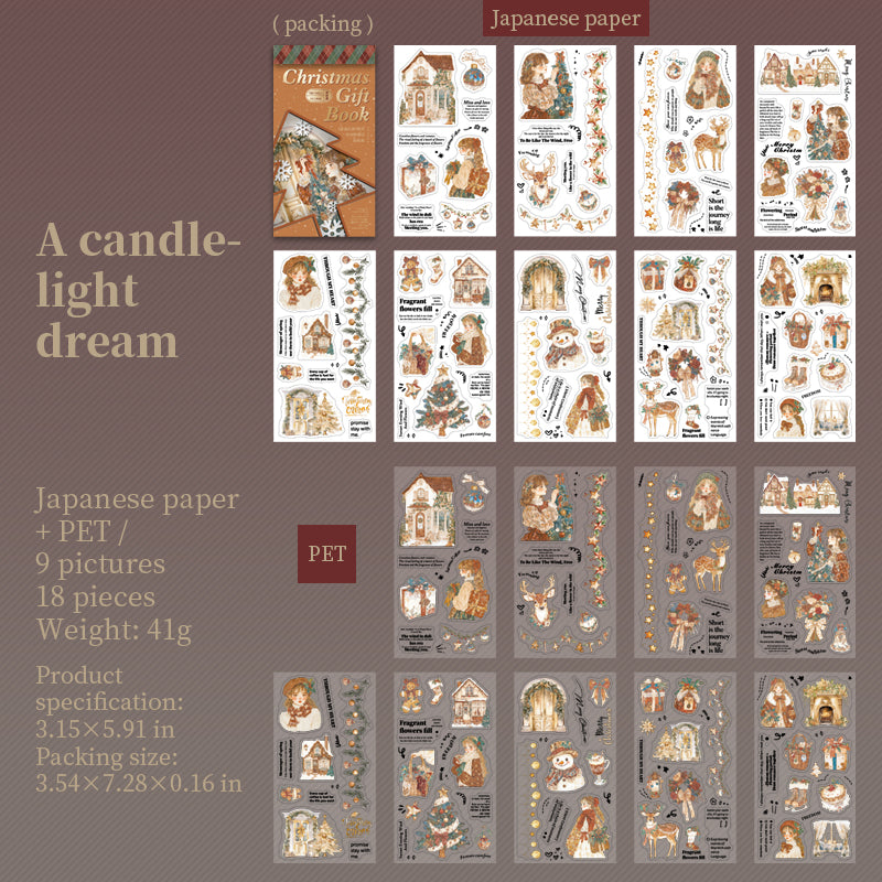 #02689 Christmas Series Sticker Book