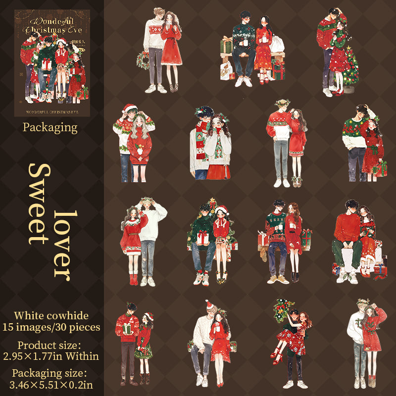 #02686 Christams Lover Series Sticker