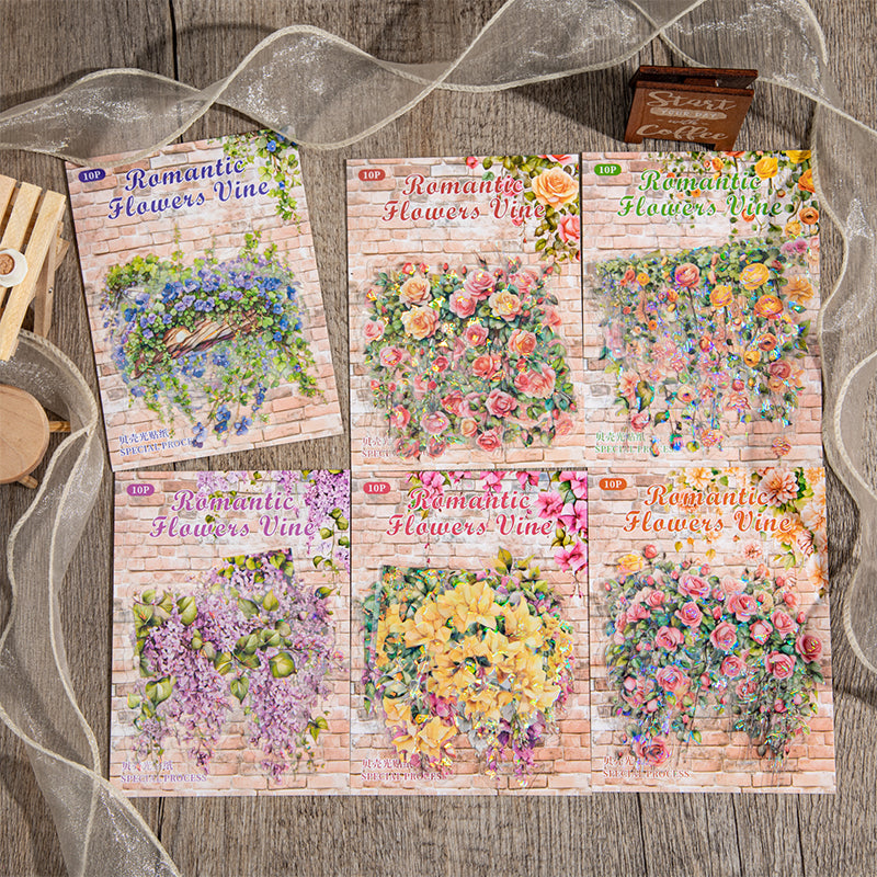 #02581 Romantie Flower Series Sticker