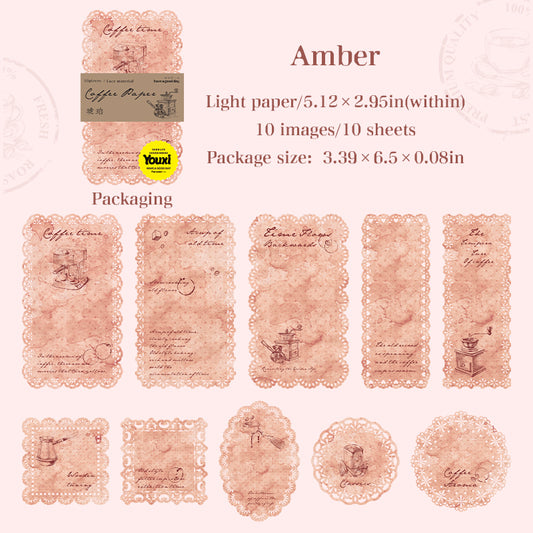 #02180 Lace Journal Series Material Paper
