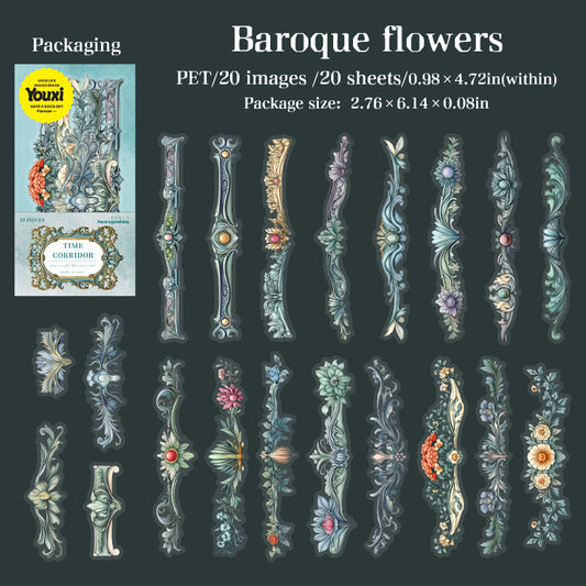 #02428 Vintage Stick Series Sticker
