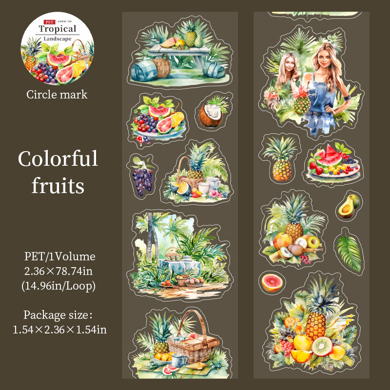 #03092 Tropical Island/Animal Series Tape