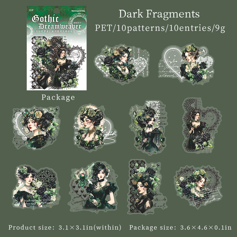 #02244 Gothic Dream Meauer Series Sticker