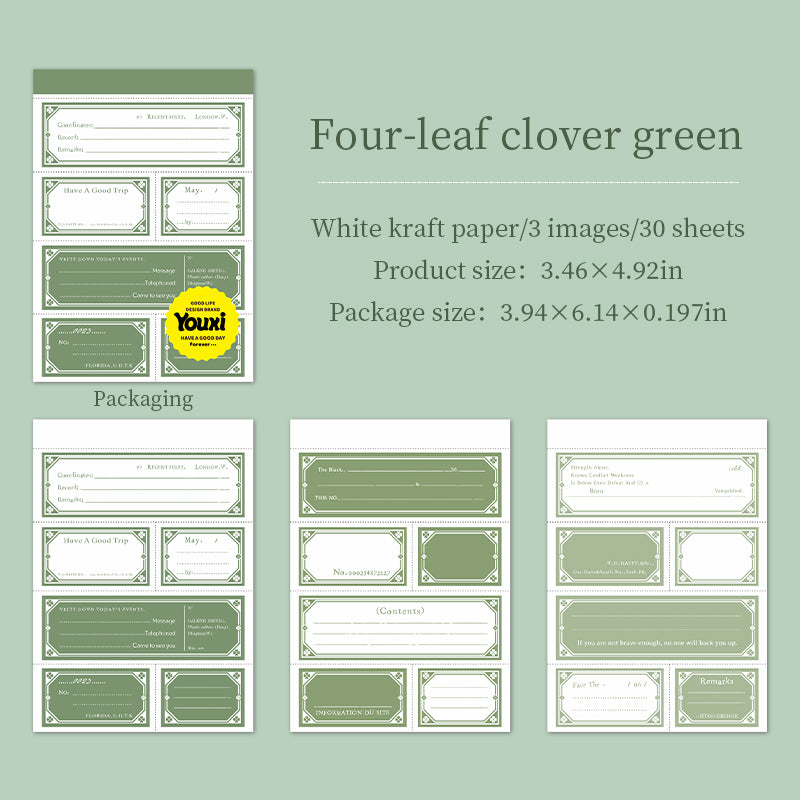 #02548 Frame and Note Series Sticker