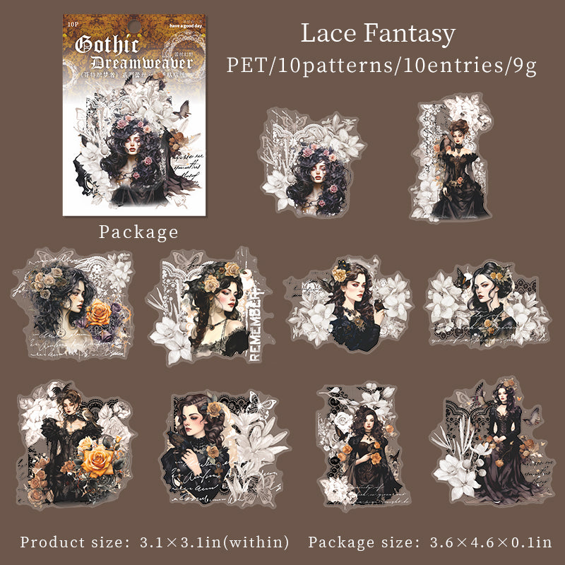 #02244 Gothic Dream Meauer Series Sticker