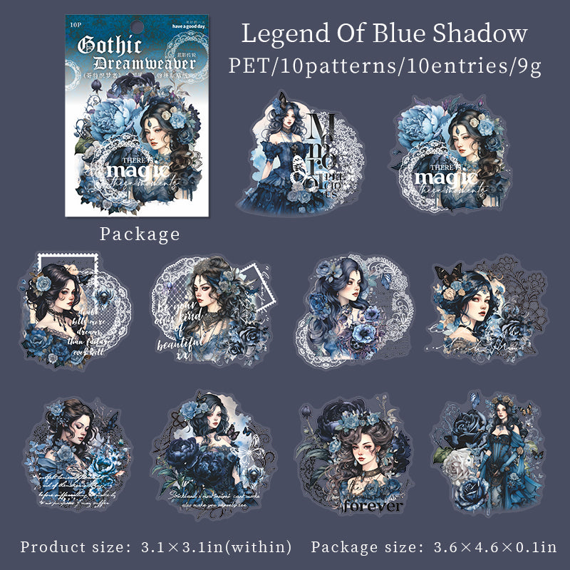 #02244 Gothic Dream Meauer Series Sticker