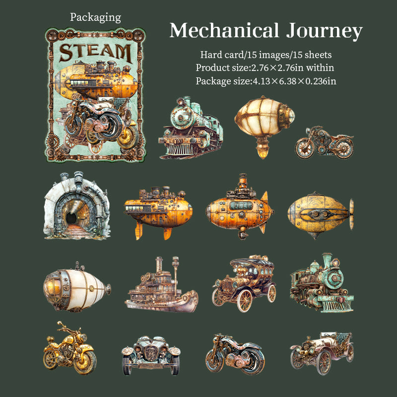 #02876 Fantasy Steampunk Series Sticker