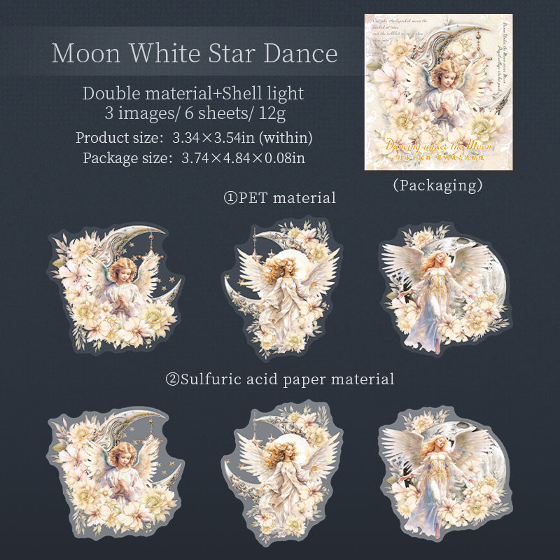 #02594 Dance on the Moon Series Sticker
