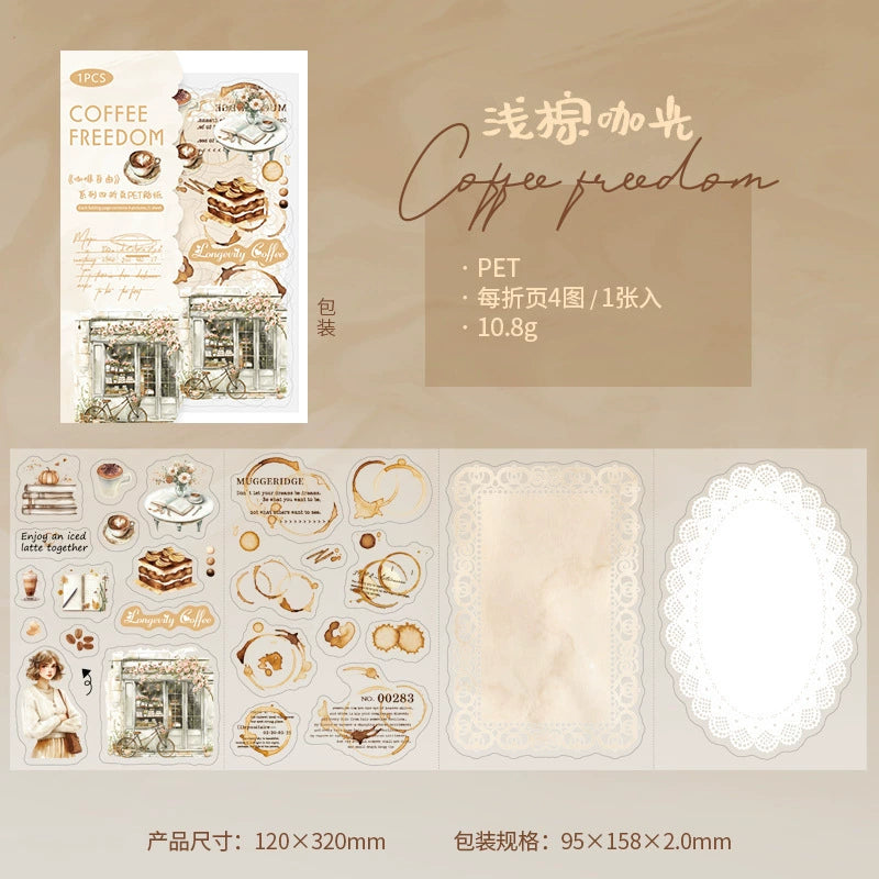 #20125 Coffee Diary Series Sticker