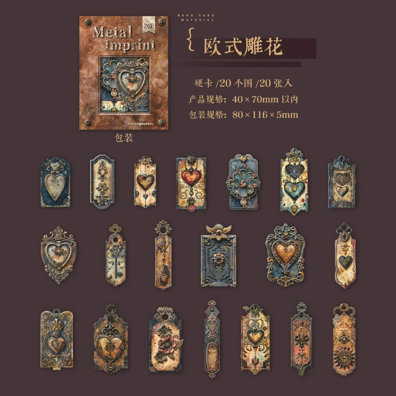 #20110 Vintage Tag Series Sticker