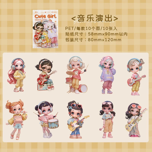 #20378 Cute Girl Series Sticker