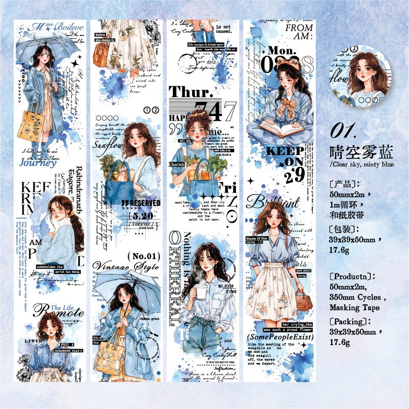 #03215 Girls Letter Series Tape