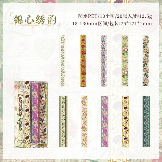 #20403 Flower Strip Series Sticker
