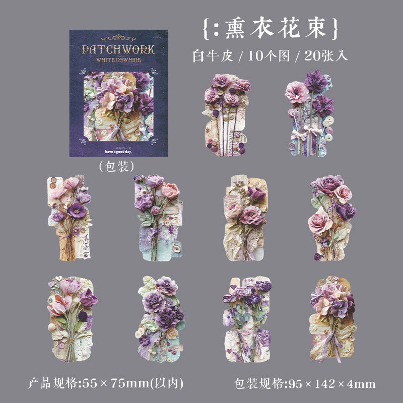 B4#20338 Patchwork Series Sticker