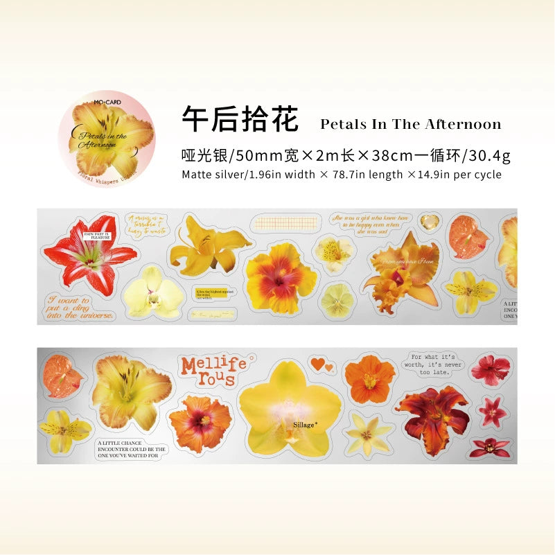 #03191 Flower Word Series Precut Tape