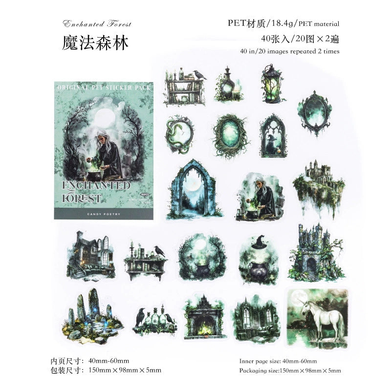 #20131 Magic Forest Fairy Series Sticker