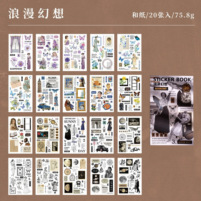 J1#20940 Washi Sticker Book