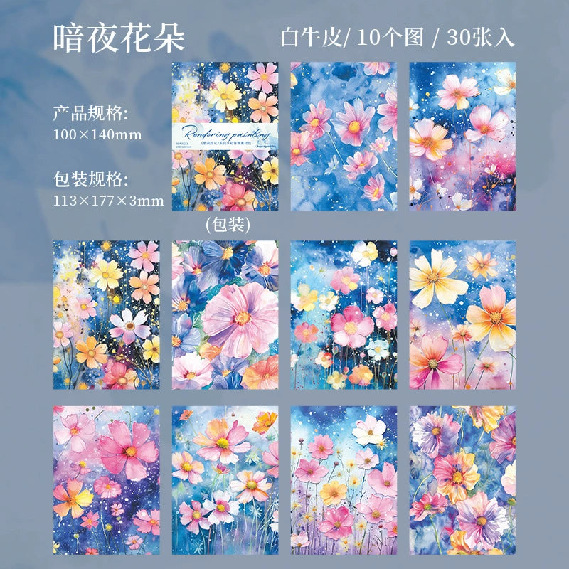 #02940 Flower Series Paper