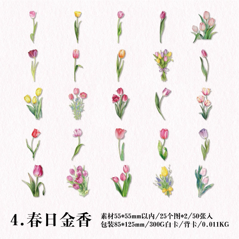 #20012 Flower and Plant Series Sticker