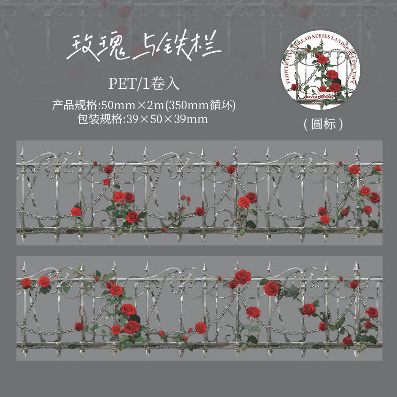 #03214 Flower Fence Series Tape