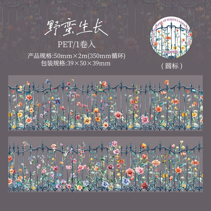 #03214 Flower Fence Series Tape