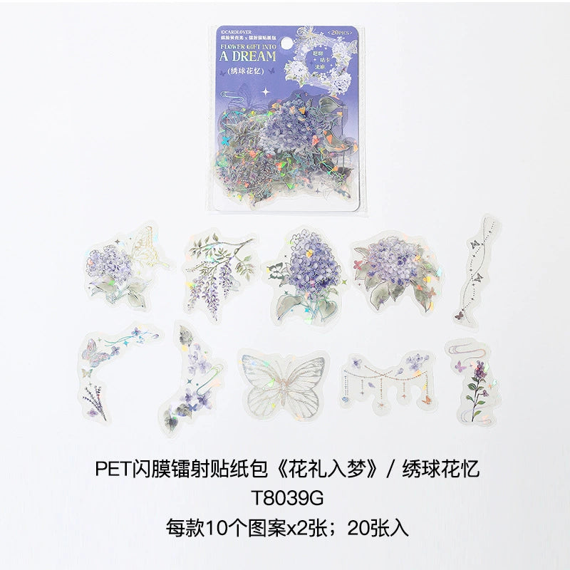 #20104 Shiny Flower Series Sticker
