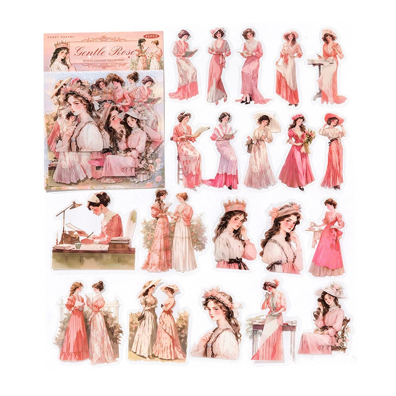 #20068 Vintage Lady Series Sticker