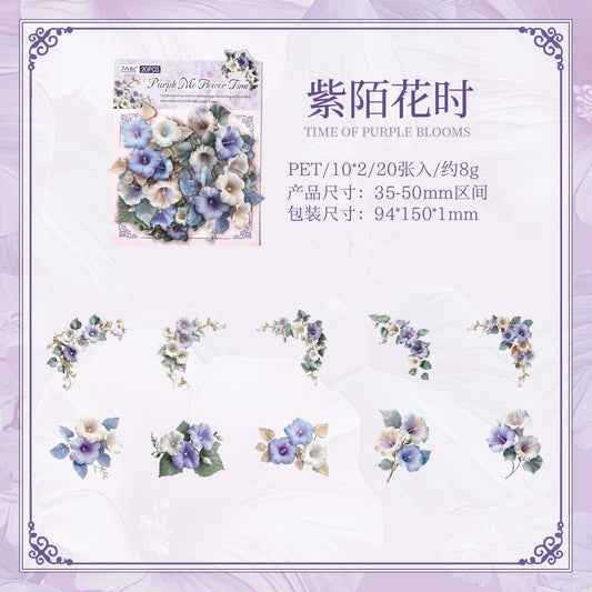 #20148 Vintage Flower Series Sticker