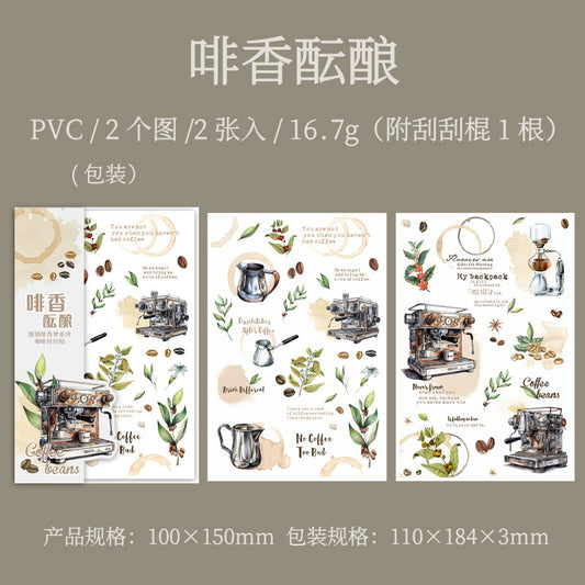#20316 Coffee Series Transfer Sticker