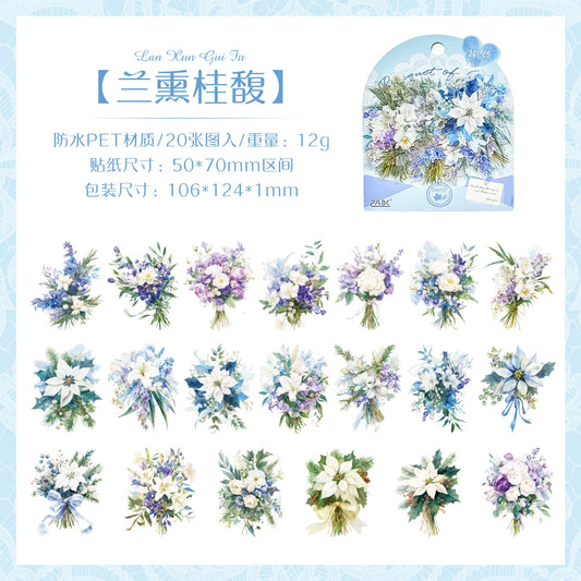 #20077 Flower Bundle Series Sticker