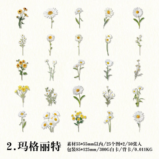 #20012 Flower and Plant Series Sticker