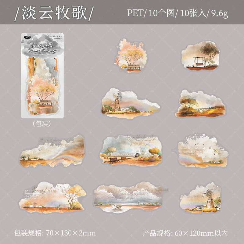 #20084 Colorful Scenery Series Sticker