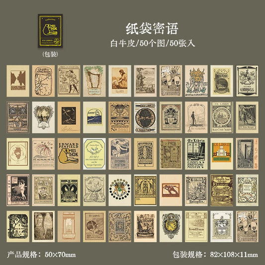 #20427 Vintage Book Series Paper