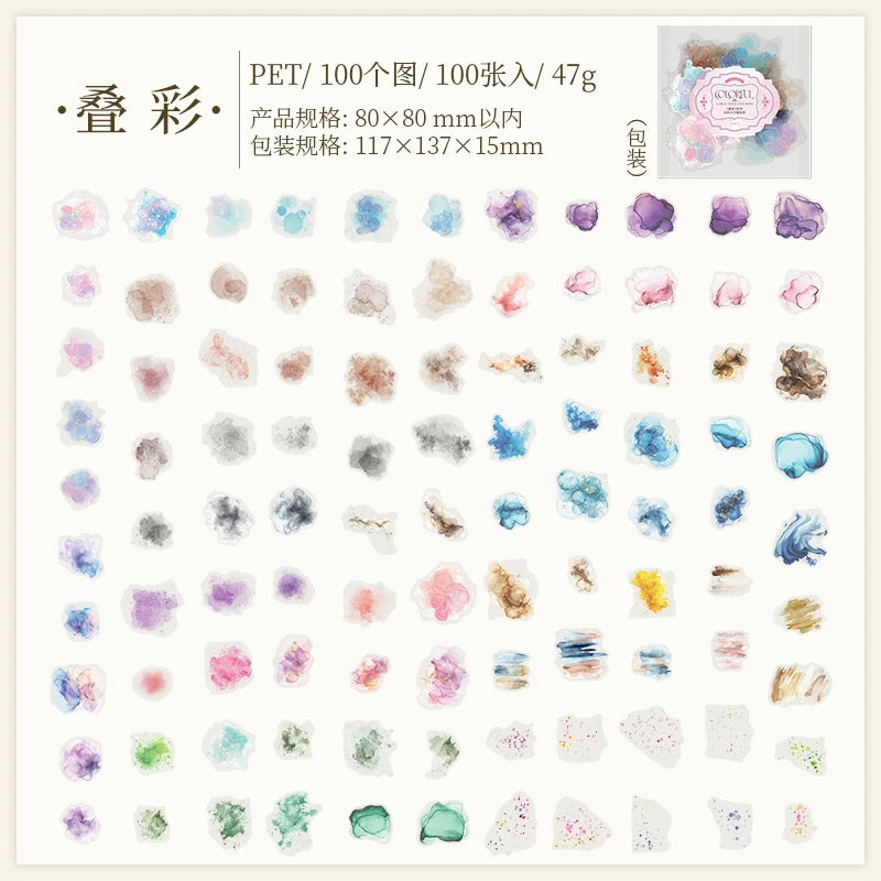 #02991 Colorful Imprint Series Sticker