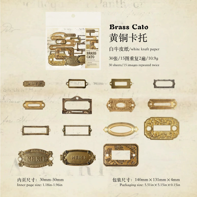#02979 Vintage Frame Series Sticker