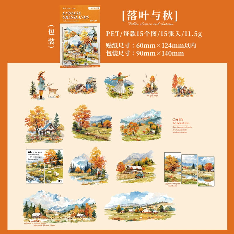 #20476 Endless Grasslands Series Sticker