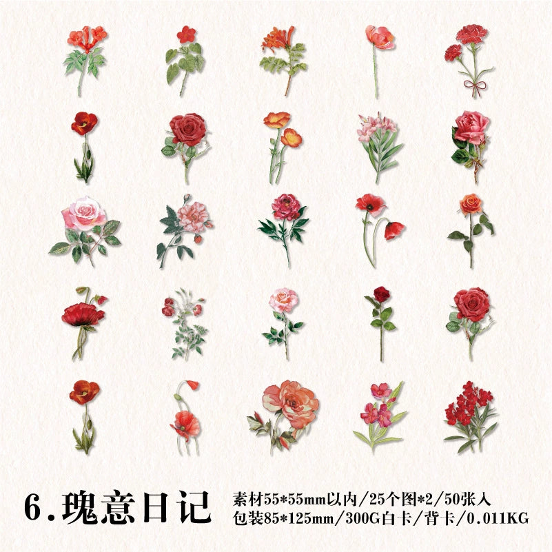 #20012 Flower and Plant Series Sticker