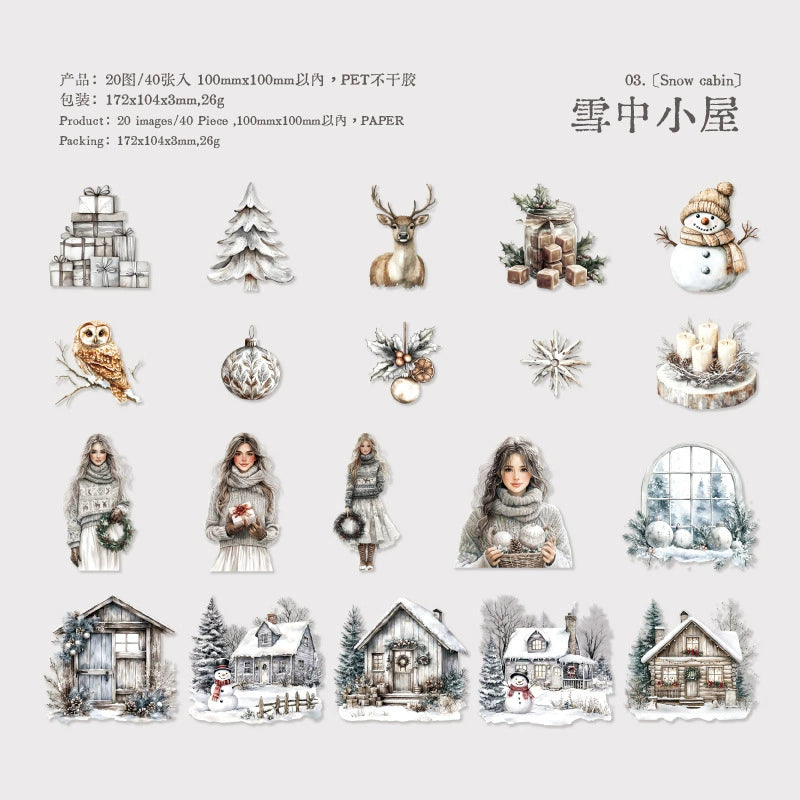 #20112 Christmas Series Sticker
