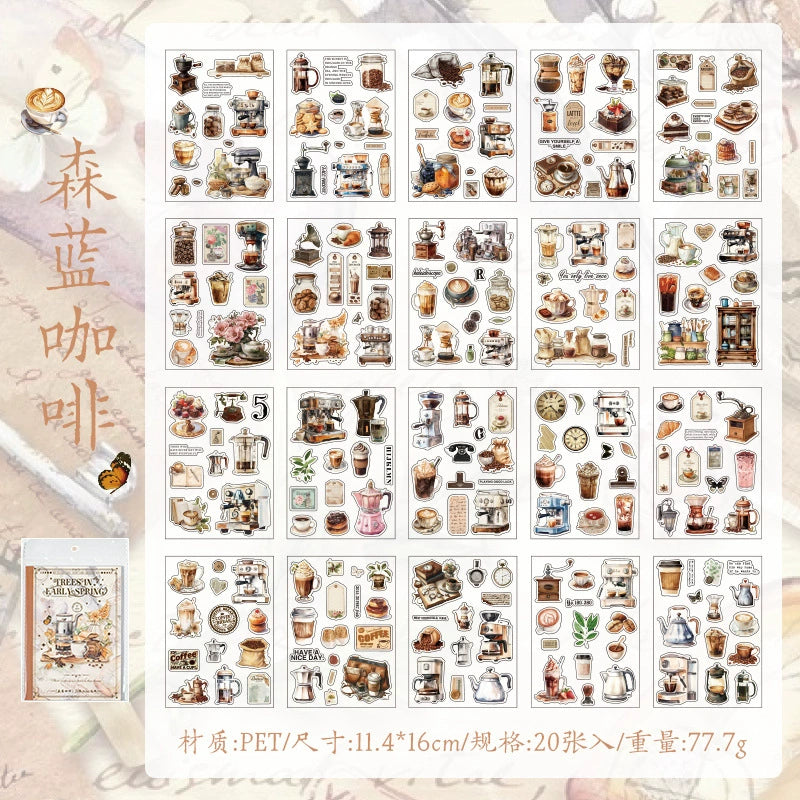 #20577 Treesin Early Spring Series Sticker Book