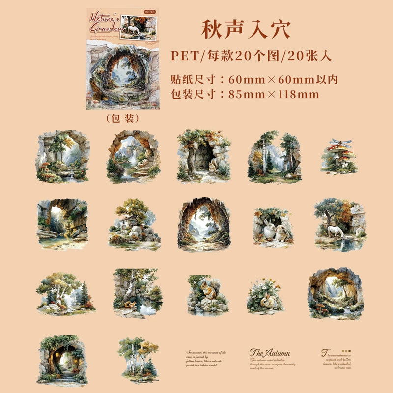 #20069 Natural Scenery Series Sticker