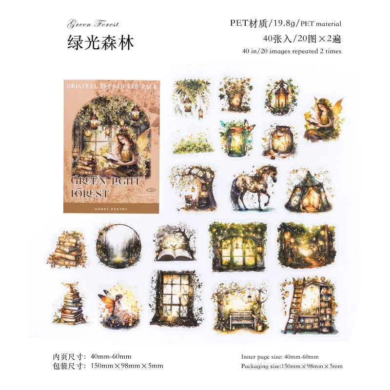 #20131 Magic Forest Fairy Series Sticker