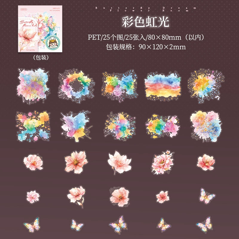 #02935 Washi color Theme Series Sticker